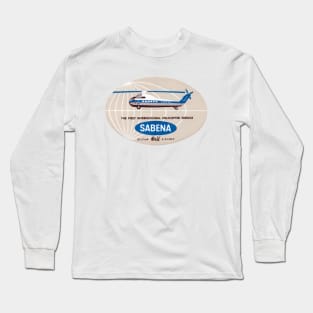 1953 Sabena Helicopter Service Long Sleeve T-Shirt